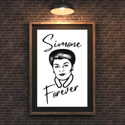 Affiche Classique en Papier Mat - Simone Forever