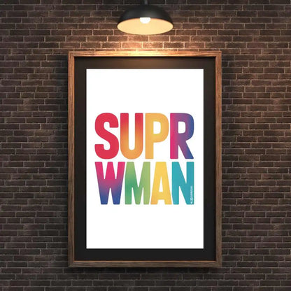 Affiche Classique en Papier Mat - SUPER WOMAN