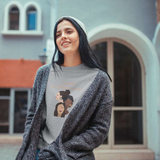 Sweat-Shirt Premium Féministe - The Present Is Female LES COLLEUSES féministe