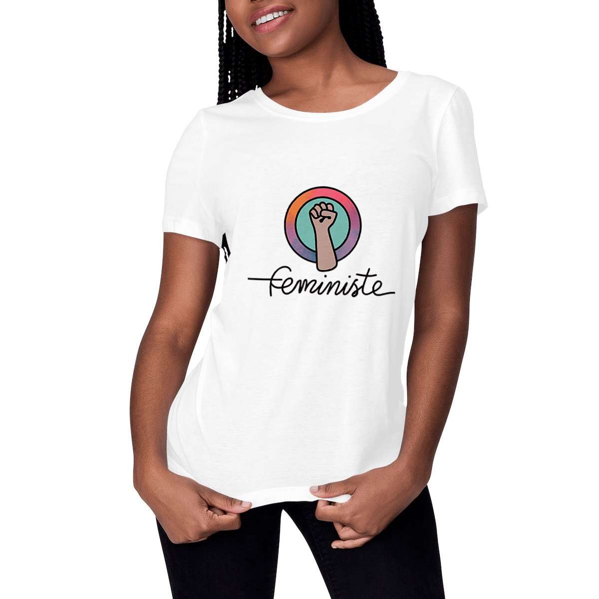 T-Shirt Féministe - Féministe Symbole LES COLLEUSES féministe