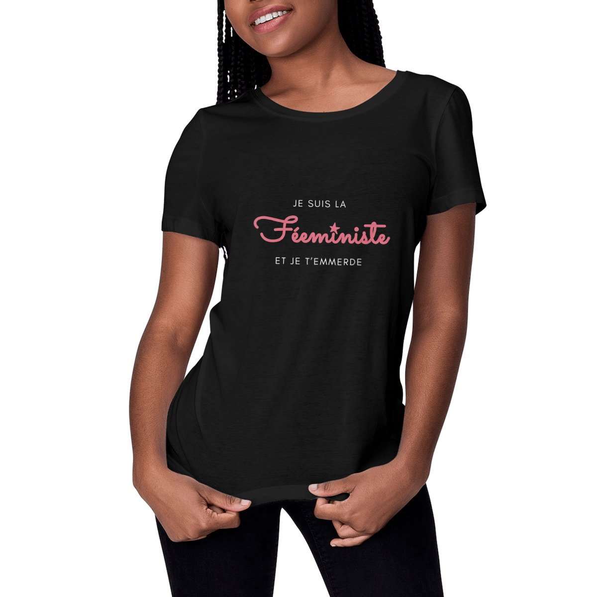 T-Shirt Féministe - Je suis la Féeministe LES COLLEUSES féministe