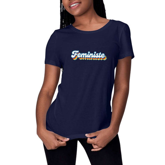 T-Shirt Féministe - Retro Féministe LES COLLEUSES féministe