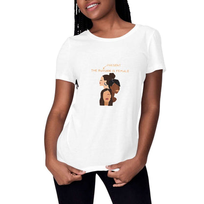 T-Shirt Féministe - The Present Is Female LES COLLEUSES féministe