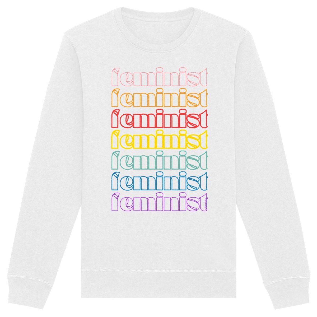 Sweat-Shirt Premium - Multi Feminist Pink