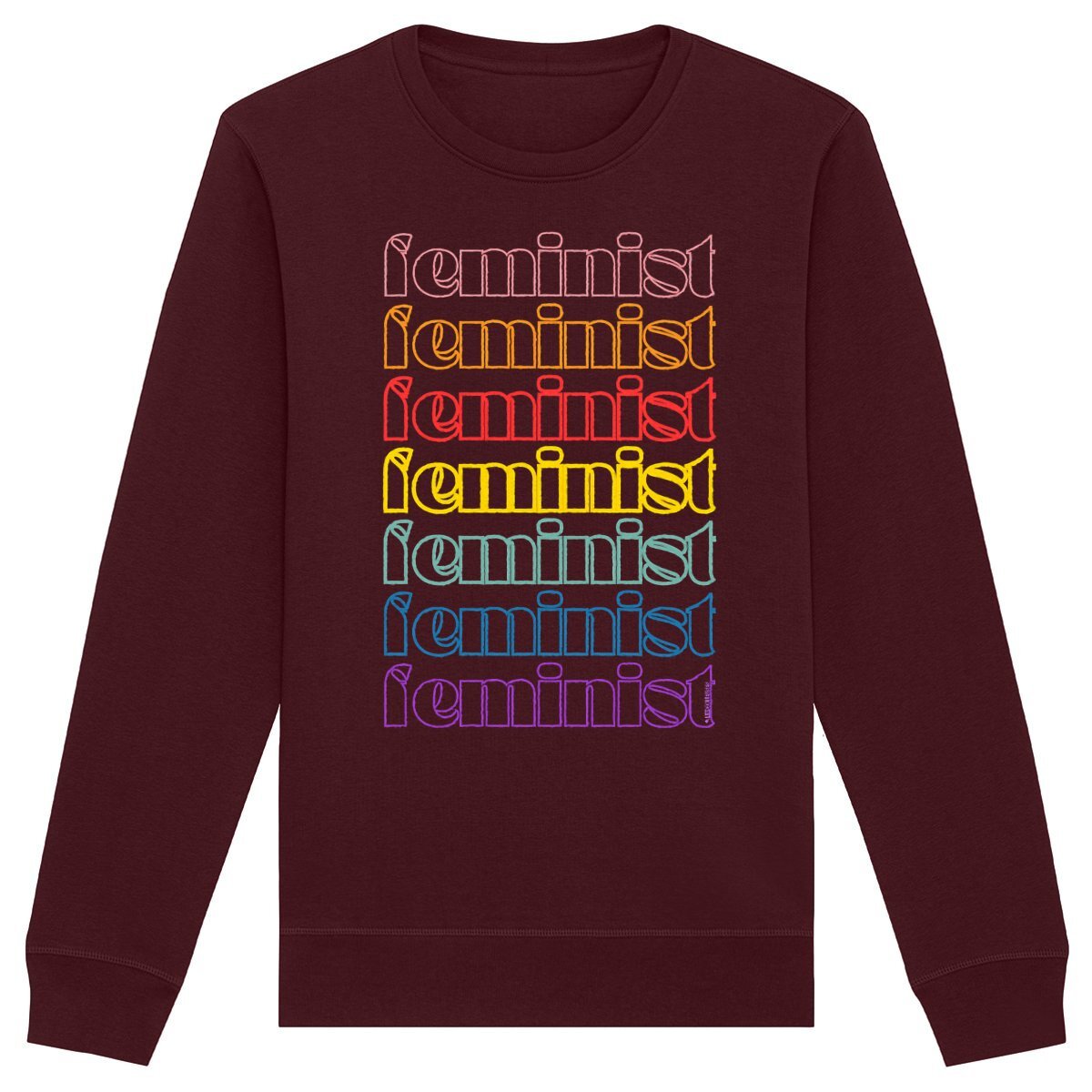 Sweat-Shirt Premium - Multi Feminist Pink