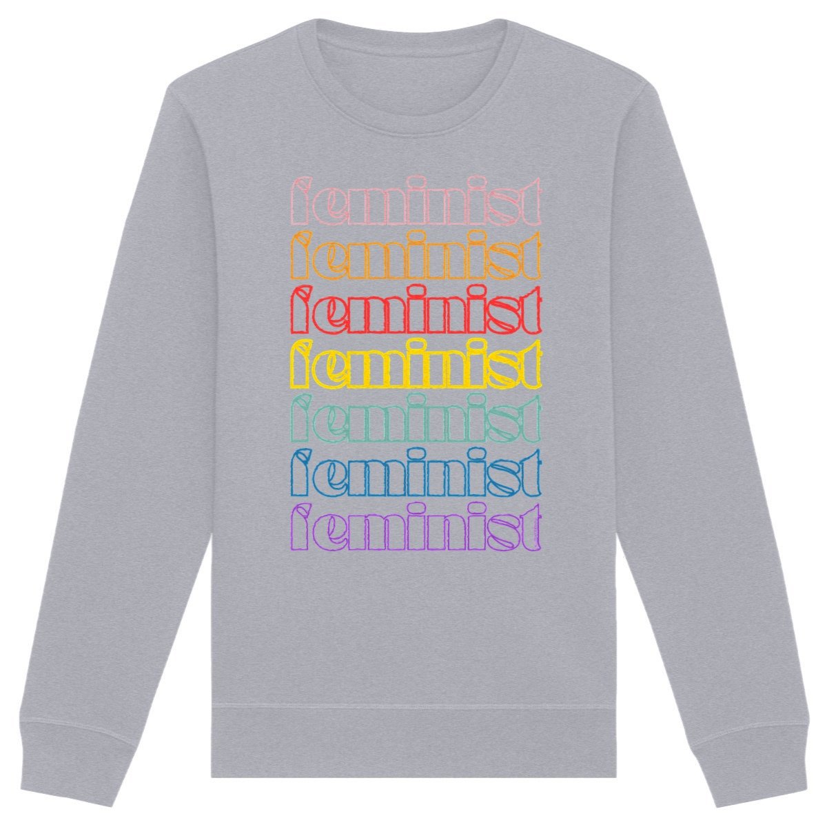 Sweat-Shirt Premium - Multi Feminist Pink