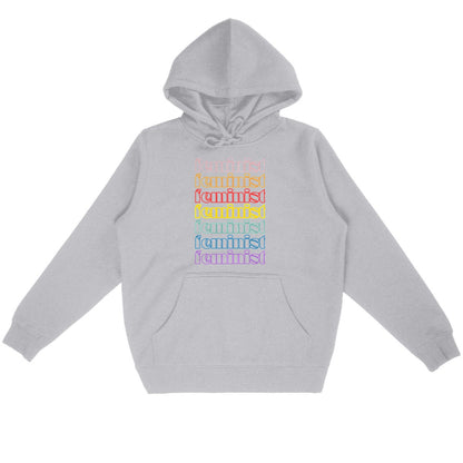 Sweat à capuche féministe - Féminist Multicolor