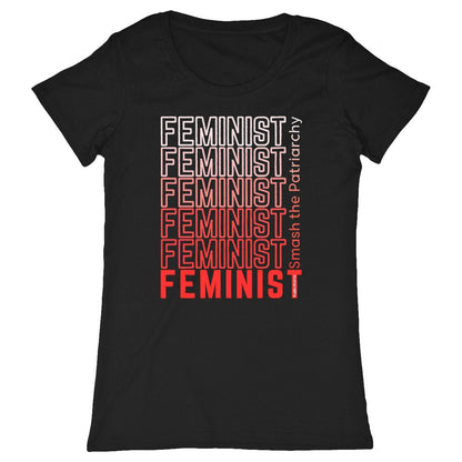 T-Shirt Col Rond - Feminist Smash The Patriarchy