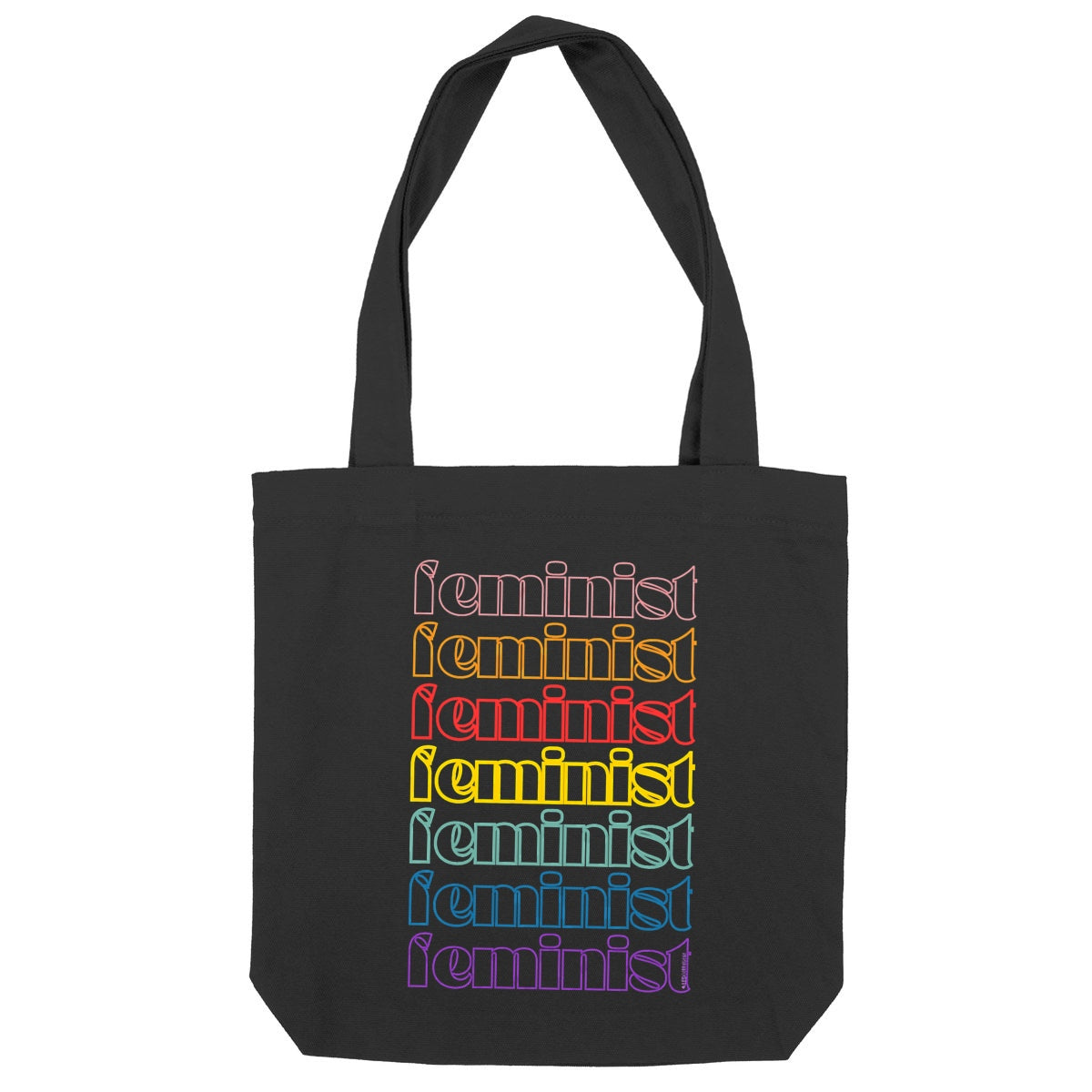 Totebag Premium Multi Feminist Pink