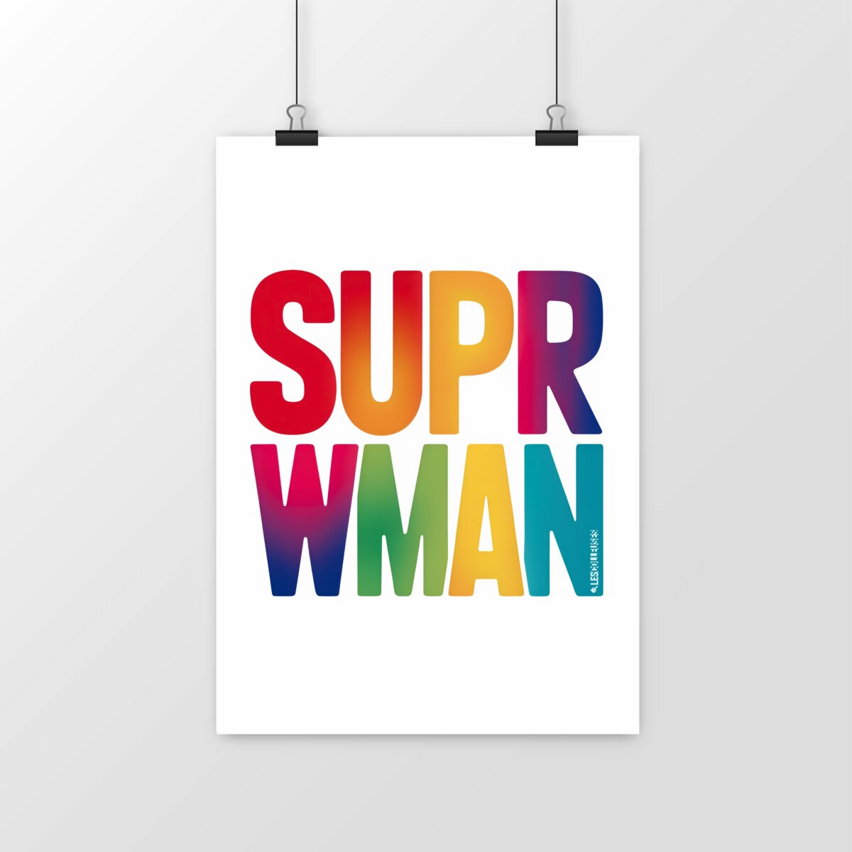 Affiche Classique en Papier Mat - SUPER WOMAN