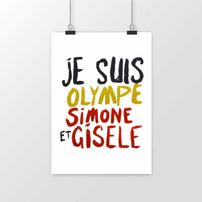 Affiche Classique en Papier Mat - Olyme Gisele et Simone