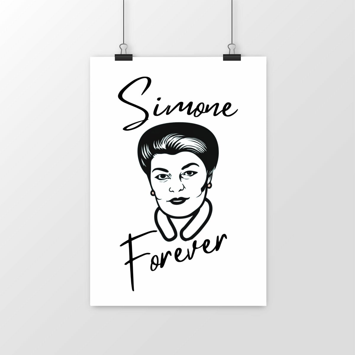 Affiche Classique en Papier Mat - Simone Forever