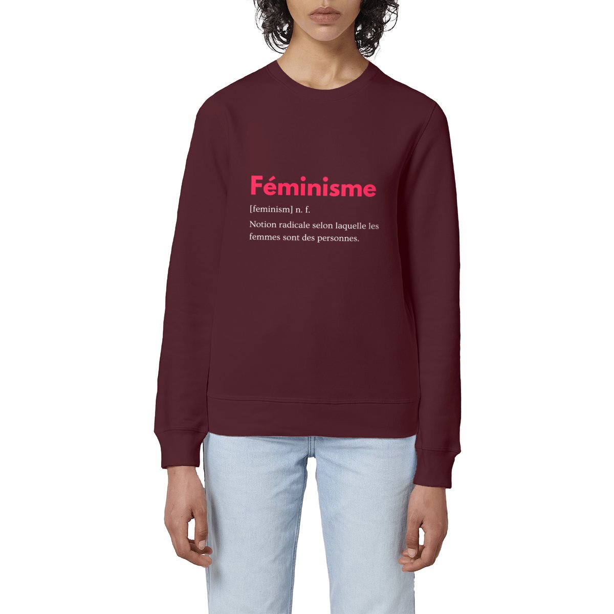 Sweat-Shirt Premium Féministe - Définition Féminisme LES COLLEUSES féministe