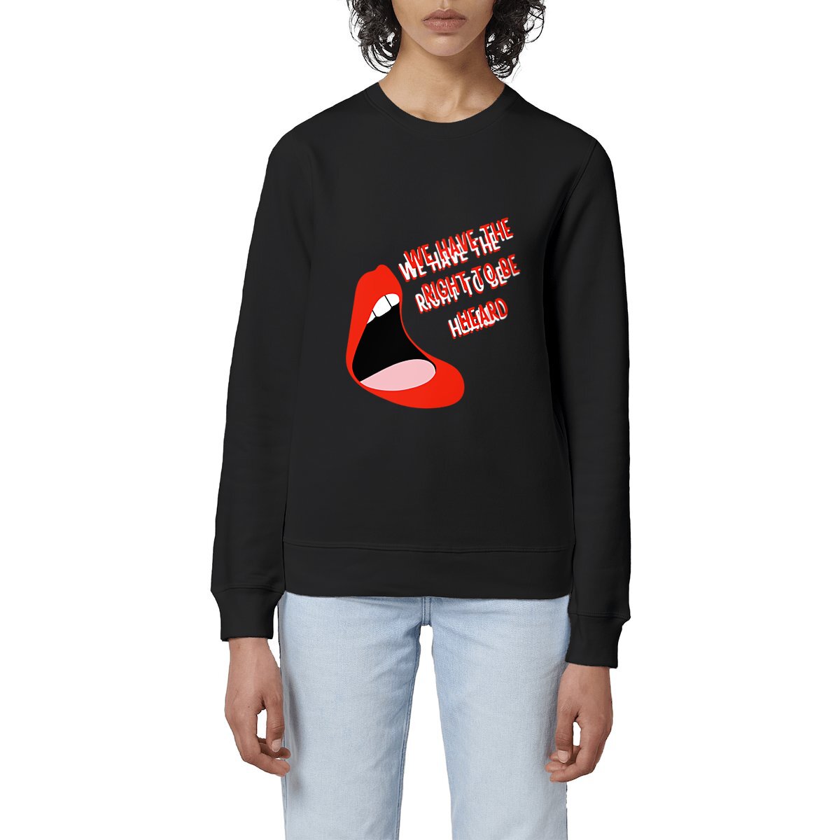 Sweat-Shirt Premium Féministe - We Have The Right To Be Heard LES COLLEUSES féministe