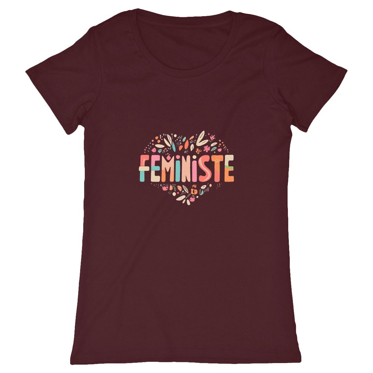 T-Shirt Féministe - Féministe Coeur LES COLLEUSES féministe