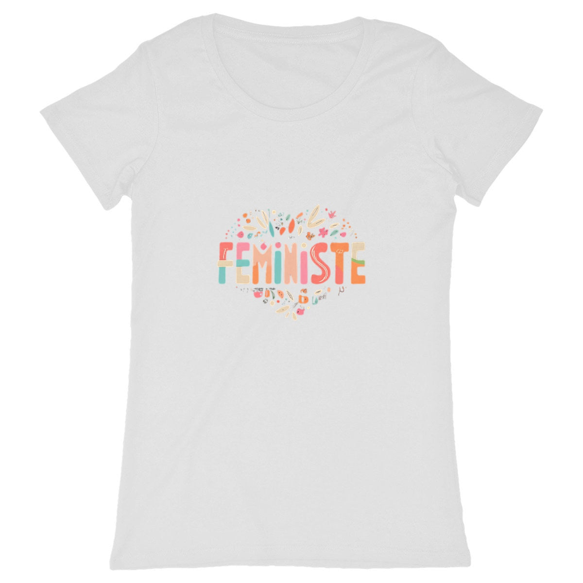 T-Shirt Féministe - Féministe Coeur LES COLLEUSES féministe