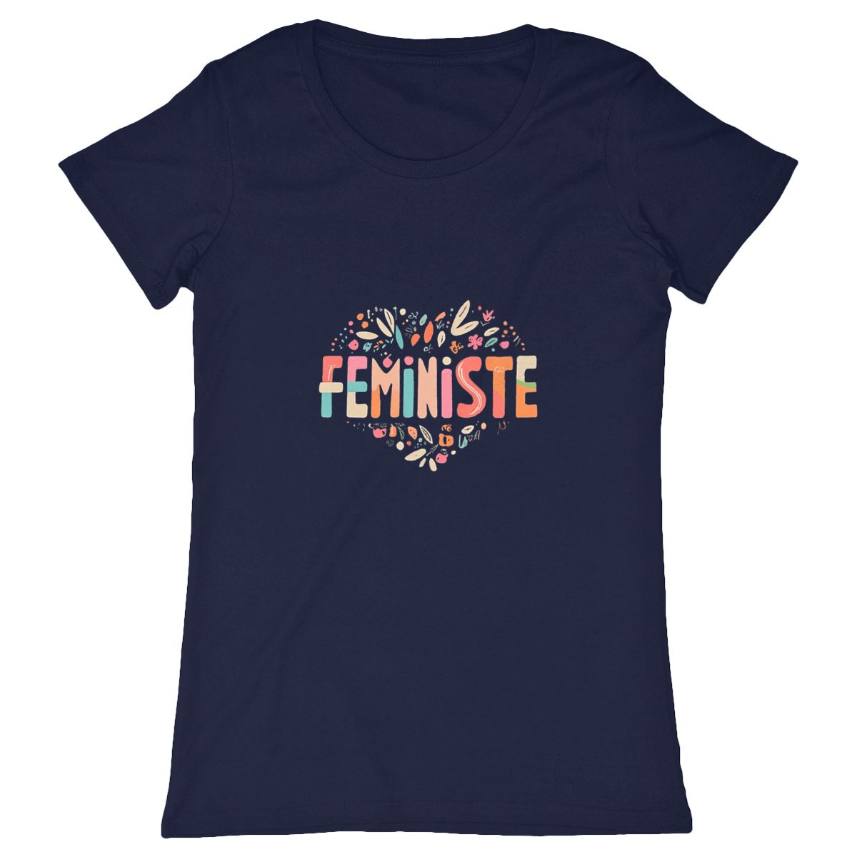 T-Shirt Féministe - Féministe Coeur LES COLLEUSES féministe