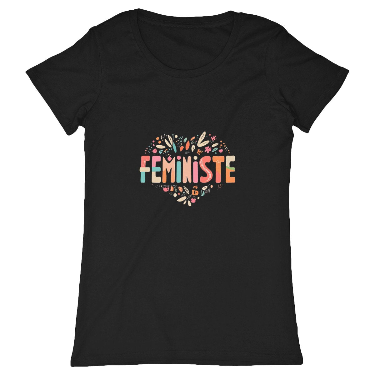 T-Shirt Féministe - Féministe Coeur LES COLLEUSES féministe