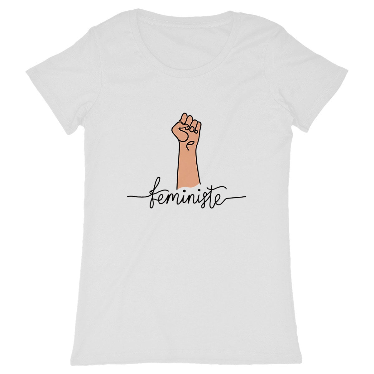 T-Shirt Féministe - Féministe Poing LES COLLEUSES féministe