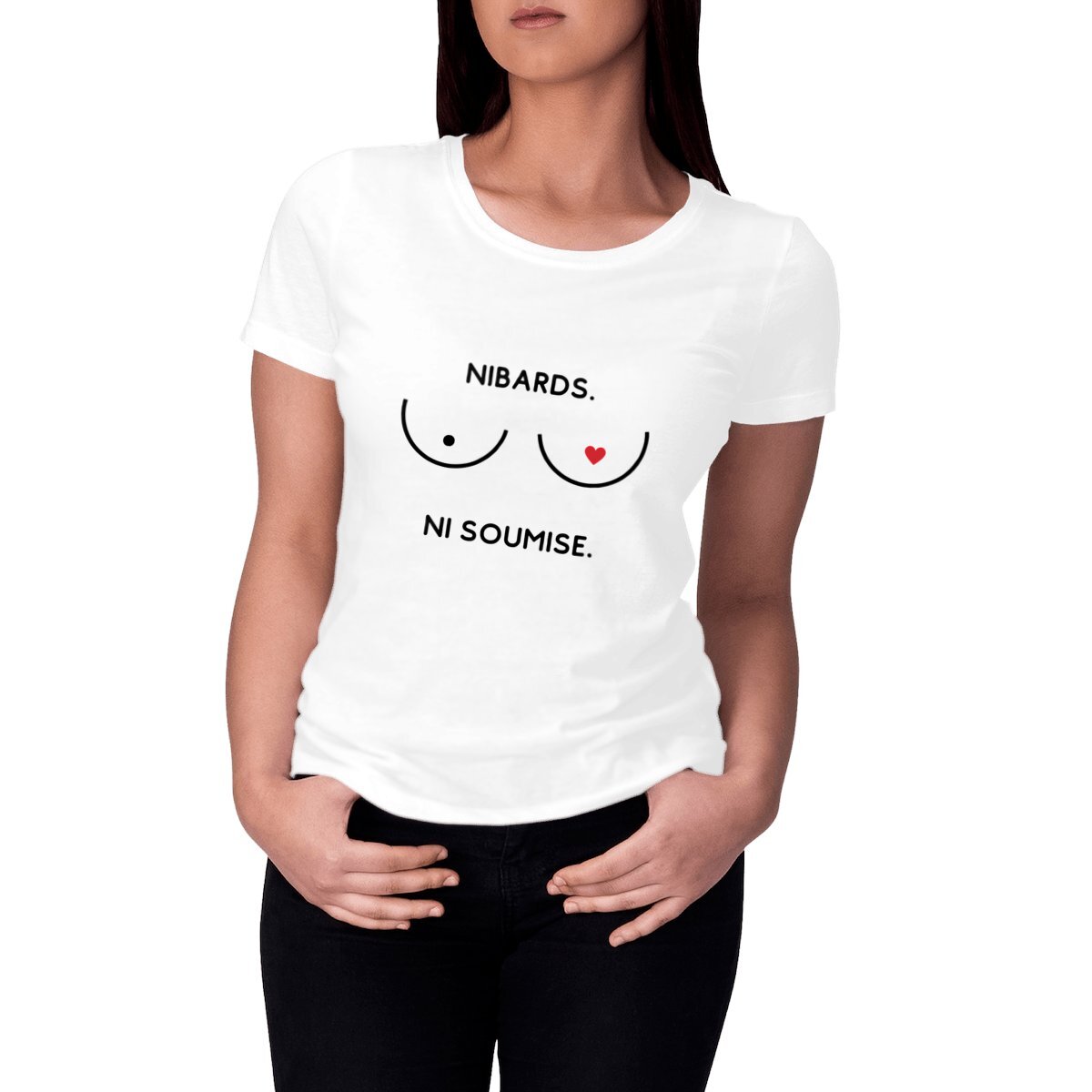 T-Shirt Féministe - Nibards Ni Soumise LES COLLEUSES féministe