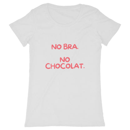 T-Shirt Féministe - No Bra No Chocolat LES COLLEUSES féministe