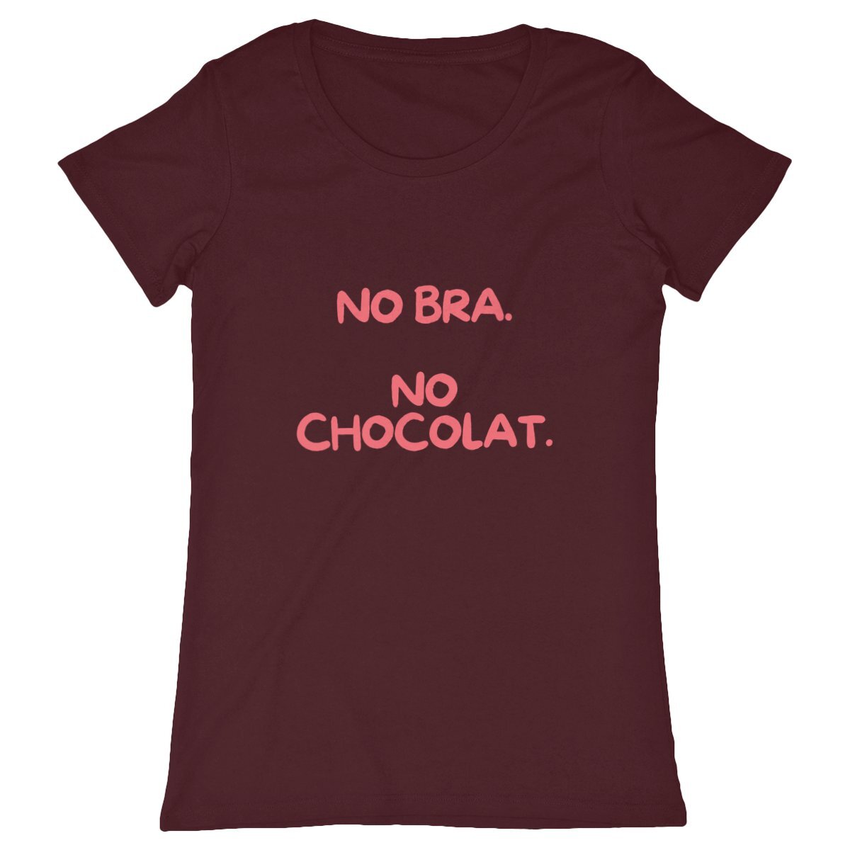 T-Shirt Féministe - No Bra No Chocolat LES COLLEUSES féministe