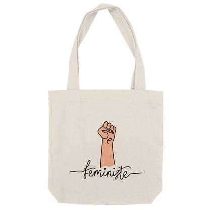 Tote bag Féministe - Féministe Poing LES COLLEUSES féministe